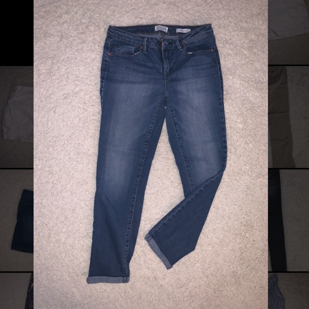 Jessica Simpson Cropped Cuffed Jeans